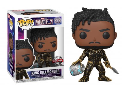 Funko POP! 878 Marvel What If...? - King Killmonger Special Edition