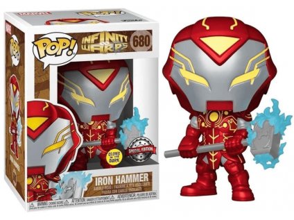 Funko POP! 680 Marvel Infinity Warps - Iron Hammer GITD Special Edition