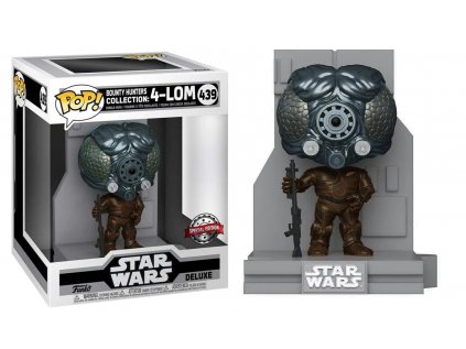 Funko POP! 439 Deluxe: Star Wars - Bounty Hunters Collection: 4-LOM Special Edition