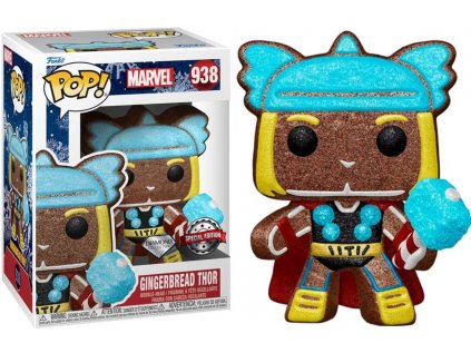 Funko POP! 938 Marvel - Gingerbread Thor Special Diamond Collection