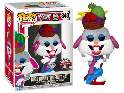 Funko POP! 840 Animation: Looney Tunes 80th - Bugs Bunny (In Fruit Hat) Special Diamond Collection