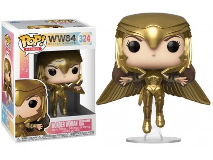 Funko POP! 324 Heroes: Wonder Woman 1984 - Wonder Woman Golden Armor Flying