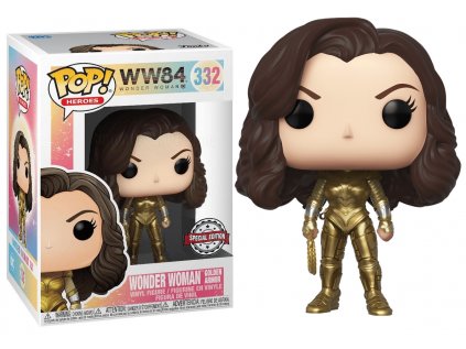 Funko POP! 332 Heroes: Wonder Woman 1984 - Wonder Woman Golden Armor Special Edition