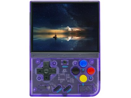 Retro handheld konzole Pocket Boy R33S WiFi fialová
