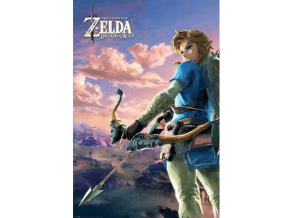 Plakát The Legend of Zelda: Breath of the Wild - Hyrule Scene Landscape