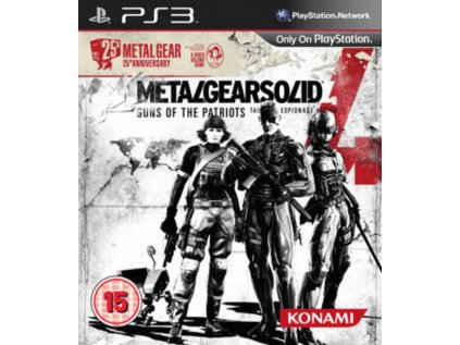 PS3 Metal Gear Solid 4: Guns of the Patriots 25th Anniversary Edition