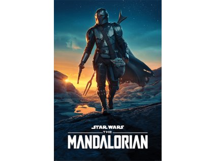 Plakát Star Wars: The Mandalorian - Nightfall