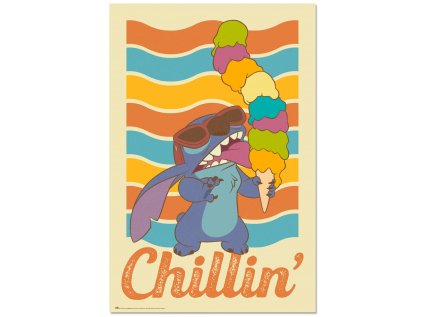 Plakát Lilo & Stitch - Chillin'