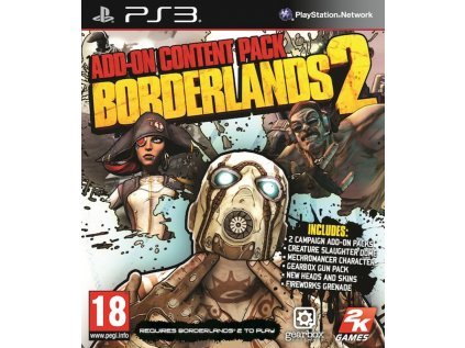PS3 Borderlands 2 Add-On Content Pack