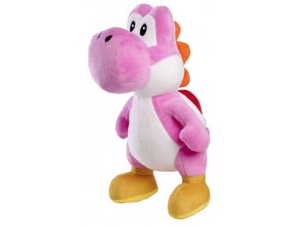 Plyšák Super Mario - Pink Yoshi 20 cm