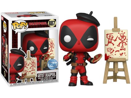 Funko POP! 887 Marvel Deadpool - Artist Deadpool Special Edition