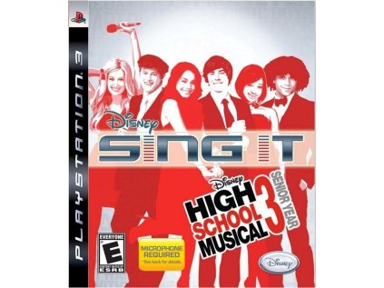 PS3 Disney Sing It! High School Musical 3 Senior Year