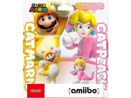 Figurka amiibo Super Mario - Cat Mario & Cat Peach