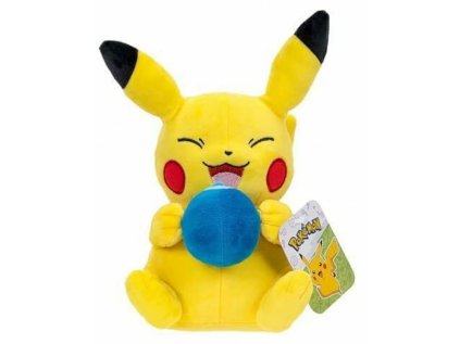 Plyšák Pokémon -  Pikachu with Oran Berry 20 cm