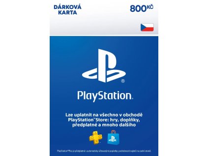 PlayStation peněženka kredit 800 Kč - CZ