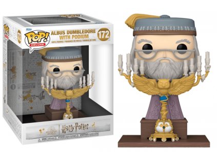 Funko POP! 172 Deluxe: Harry Potter - Albus Dumbledore with Podium