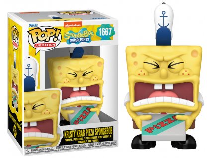 Funko POP! 1667 Animation: Spongebob Squarepants - Krusty Krab Pizza Spongebob