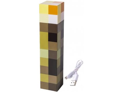Lampička Minecraft Torch Dobíjecí