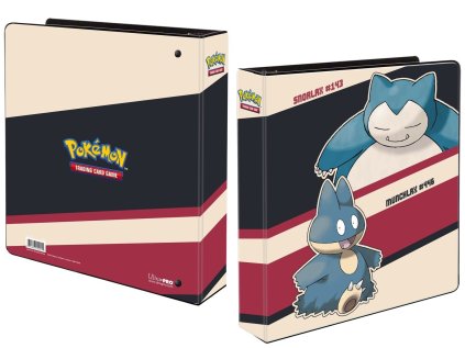 Pokémon UP: GS Snorlax Munchlax - kroužkové album na stránkové obaly