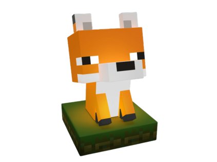Lampička Minecraft Fox Icon Light