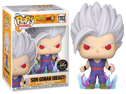 Funko POP! 1703 Animation: Dragon Ball Super: Super Hero - Son Gohan (Beast) Limited Chase Edition