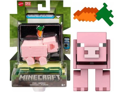Akční figurka Minecraft - Pig 4 cm