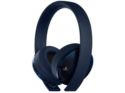 Sony PlayStation Gold Wireless Headset Navy Blue (500M Limited Edition)