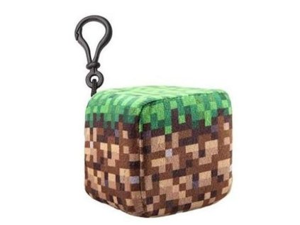 Plyšák s klipem Minecraft - Earth, 8 cm