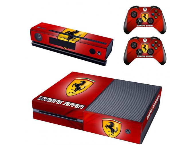 Xbox One Polep Skin Ferrari Konzoli TĚ Cz