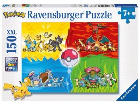 Puzzle Pokémon - Druhy Pokémonů 150 dílků