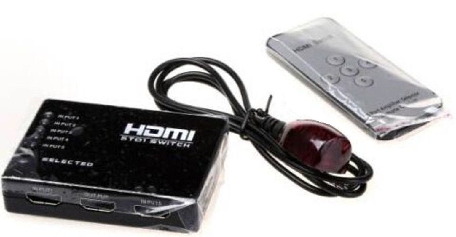 HDMI Switch 5-1 s ovladačem