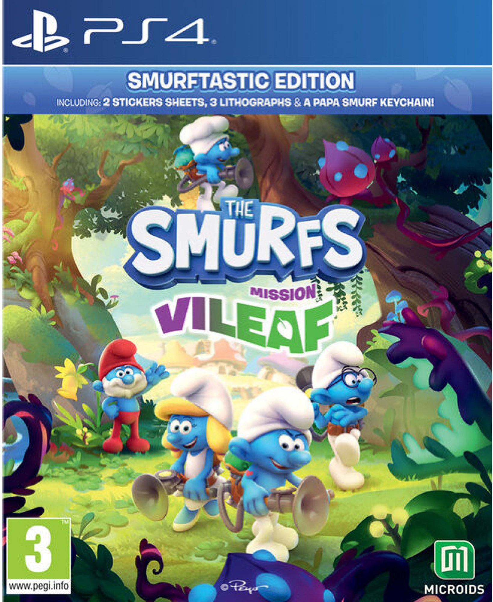 The Smurfs Mission Vileaf Smurftastic Edition CZ (PS4)