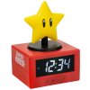 Lampička s budíkem Super Mario - Super Star Icon Light