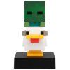 Lampička Minecraft - Chicken Jockey Icon Light