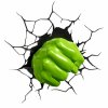 Lampička Hulk Fist 3D
