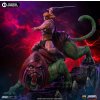 Soška Masters of the Universe Deluxe - He-man and Battle Cat 31 cm