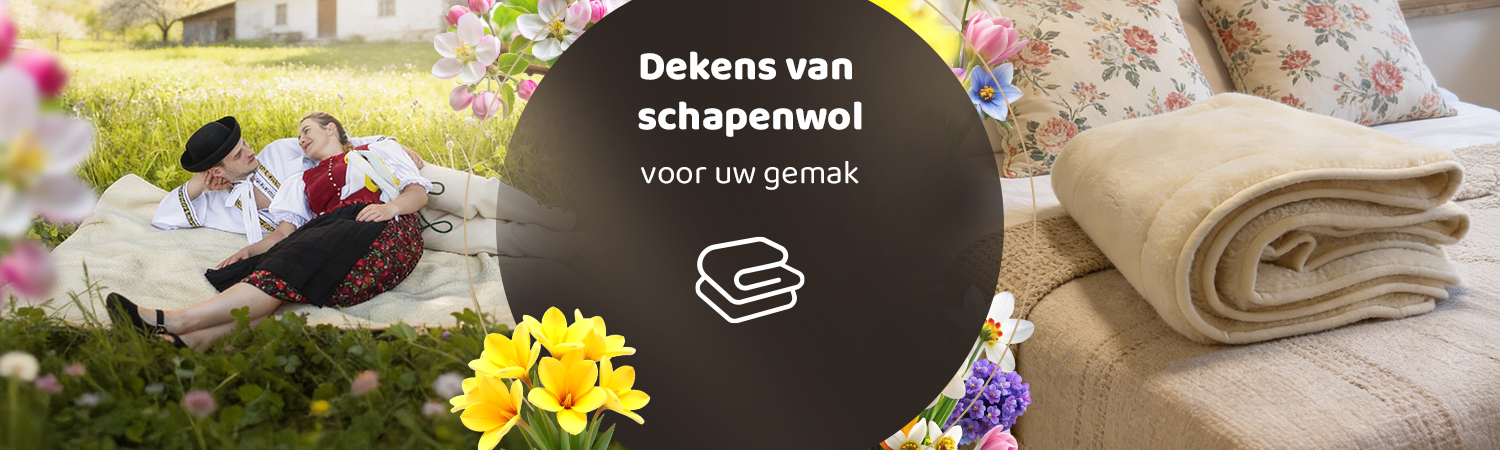 Dekens van schapenwol