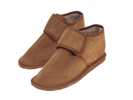 Kožené kapce z ovčej vlny