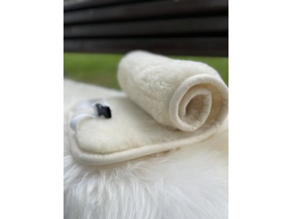 Ľadvinový pás na zapínanie biely