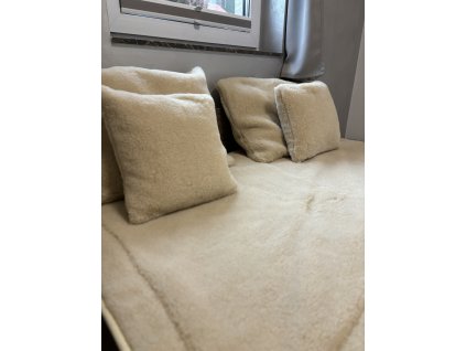 Vlnený set béžový