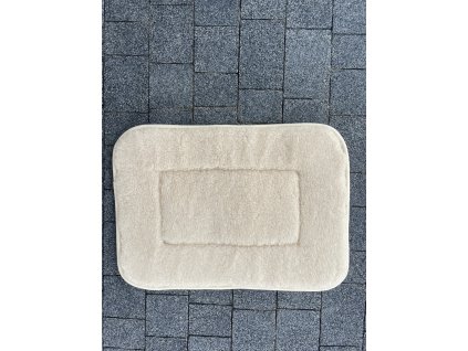 Lamwollen mat voor huisdieren – wit