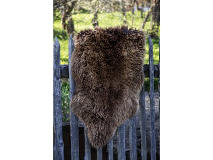 Schapenvacht donker bruin