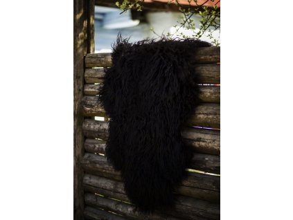 Ijslandse schapenvacht zwart