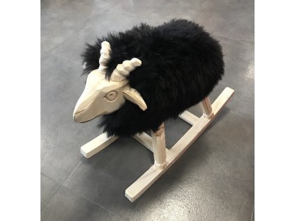 Hojdacia stolička baran čierny