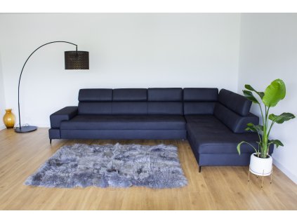 Schapenvacht vloerkleed grijs