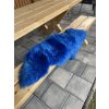 Schapenvacht blauw