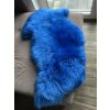 Schapenvacht blauw