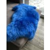 Schapenvacht blauw