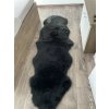Schapenvacht double zwart 180 × 65 cm