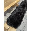 Schapenvacht double zwart 180 × 65 cm